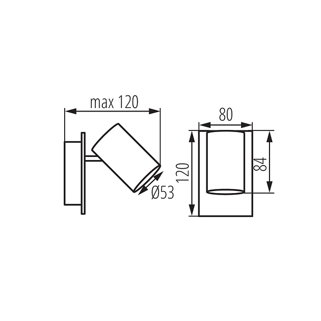 Спот Kanlux EVALO EL-1I B-SR 35691 Фото № 3