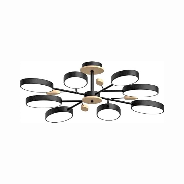 Потолочный cветильник LED4U L3221-850 BK Фото № 1