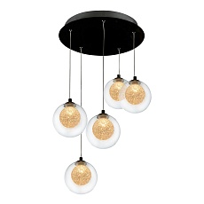 Подвесная светодиодная люстра iLedex Oblivion C4457-5R CR 3