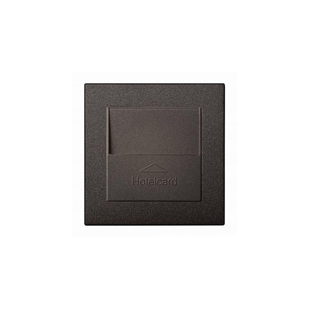 Выключатель карточный Liregus Epsilon серебро 28-1102 Фото № 1