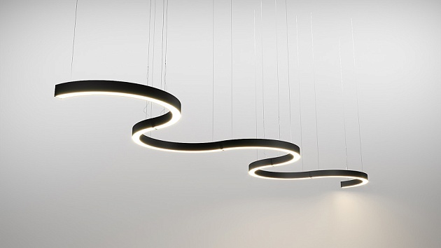 Подвесной светодиодный светильник Siled Nimbus-Half 7370817 изображение 2 Подвесной светодиодный светильник Siled Nimbus-Half 7370817 Фото № 2