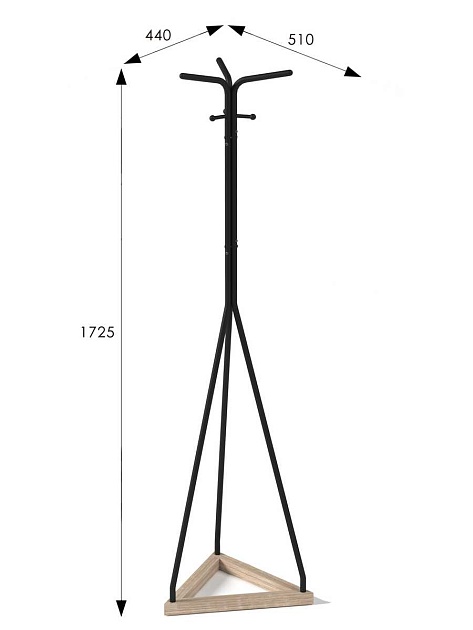 Напольная вешалка Мебелик Галант 213 007162 Фото № 3