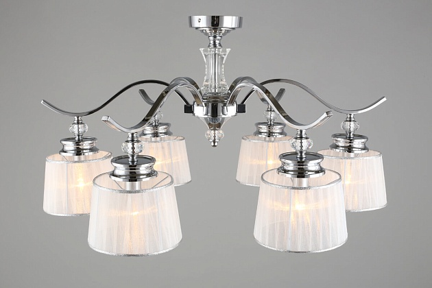 Потолочная люстра Omnilux Arosio OML-88407-06 изображение 7 Потолочная люстра Omnilux Arosio OML-88407-06 Фото № 7