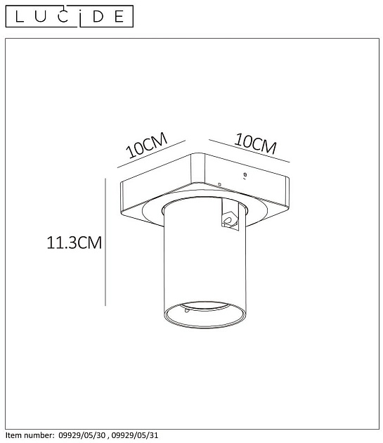 Спот Lucide Nigel 09929/05/30 фото 3