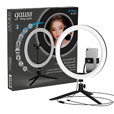 Кольцевой светодиодный светильник Gauss Ring Light RL003 1