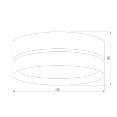 Потолочный светильник TK Lighting 6690 Paglia 1