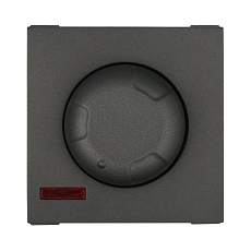 Светорегулятор LK Studio поворотный нажимной 600 Вт (черный бархат) LK45 857208-1