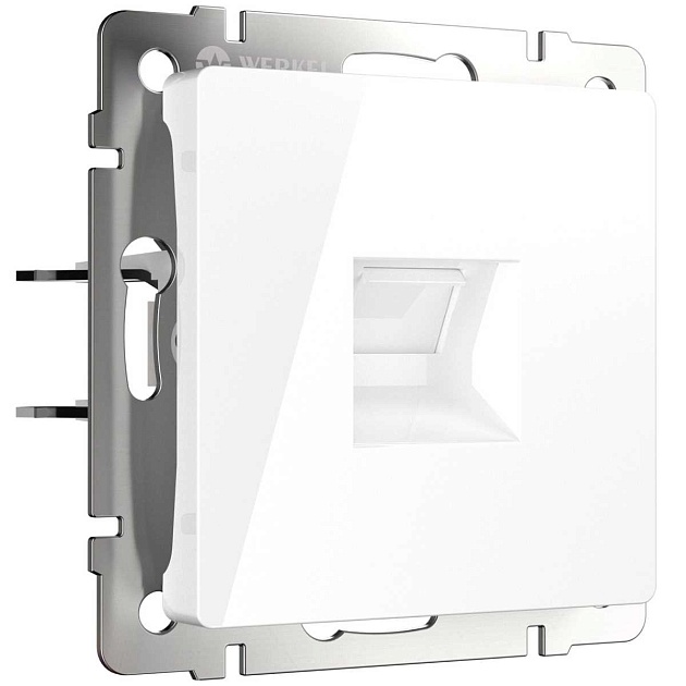 Розетка Werkel Ethernet RJ-45 белая W1181001 4690389155369 Фото № 1