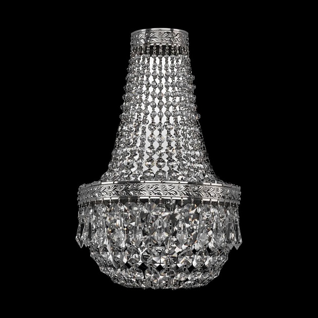 Настенный светильник Bohemia Ivele 19011B/H2/20IV Ni Фото № 1