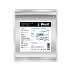 Светодиодная лента Gauss 4,8W/m 60LED/m 2835SMD холодный белый 5M 355000305 3