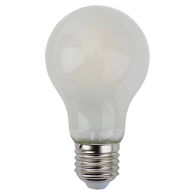 Лампа светодиодная филаментная ЭРА E27 11W 2700K матовая F-LED A60-11W-827-E27 frost Б0035035 фото 