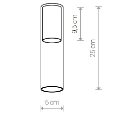 Плафон Nowodvorski Cameleon Cylinder M 8542 1