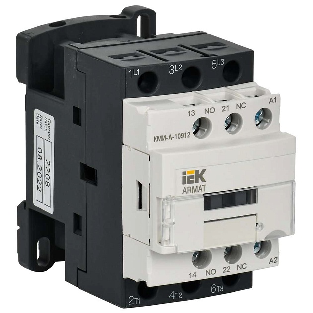ARMAT Контактор КМИ-А-10912 LC1D 9А 230В/АС3 1NO/1NC IEK AR-ACC-11-009-230-11 Фото № 1