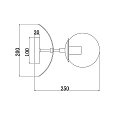 Бра Vele Luce Intenso VL1413W01 1