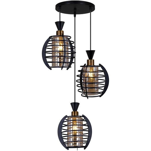 Потолочный светильник Reluce 04428-0.9-03 BK Фото № 1