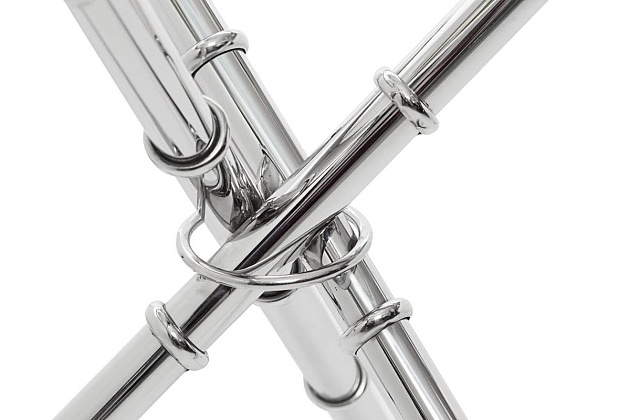Журнальный стол Garda Decor 13RX6035-Silver изображение 2 Журнальный стол Garda Decor 13RX6035-Silver Фото № 2