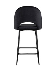 Полубарный стул Stool Group Меган велюр черный AV 415-H75-08(PP) 3