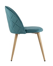 Кухонный стул Stool Group Лион велюр с ромбами аквамарин DC-69030A HLR-60 2