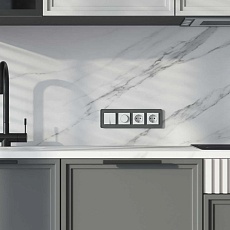 Рамка Werkel Elite на 4 поста графит W0042440 4690389180804 5