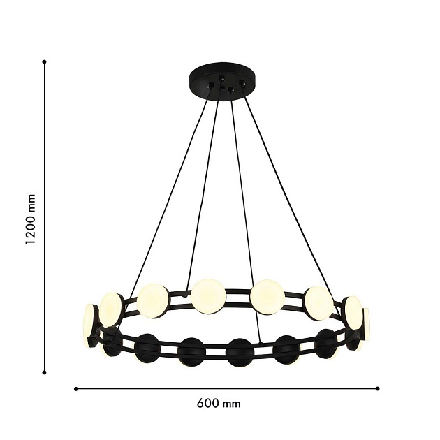 Подвесная светодиодная люстра F-Promo Moti 4601-6P Фото № 2