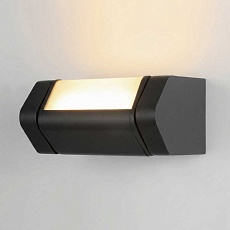 Уличный настенный светодиодный светильник Elektrostandard Dors D LED (35163/D) 3000K черный a072077 2