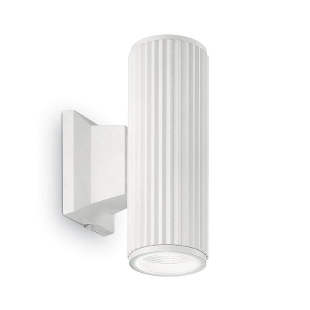 Уличный настенный светильник Ideal Lux Base AP2 Bianco 129457 изображение 1 Уличный настенный светильник Ideal Lux Base AP2 Bianco 129457 Фото № 1