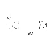 Питание центральное к треку 5040xx-(F)/(R) Quattro Lightstar 504186-FRPS 1