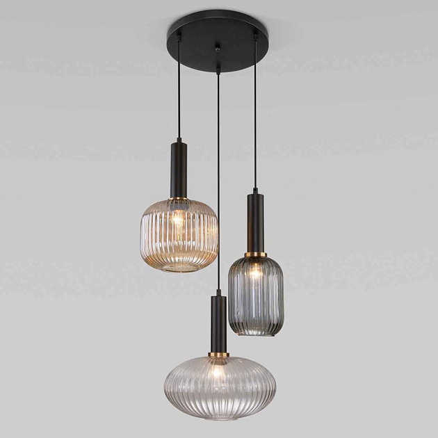 Подвесной светильник Eurosvet Bravo 50183/3 черный Фото № 1