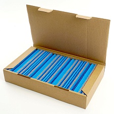 Зажим пружинный, 3-проводной проходной ЗНИ - 2,5, JXB PT 2.5 TW, синий LD573-2-25 49251 1