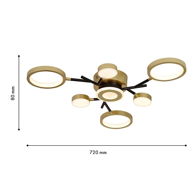 Потолочный светодиодный светильник F-Promo Hybrid 4686-7C Фото № 8