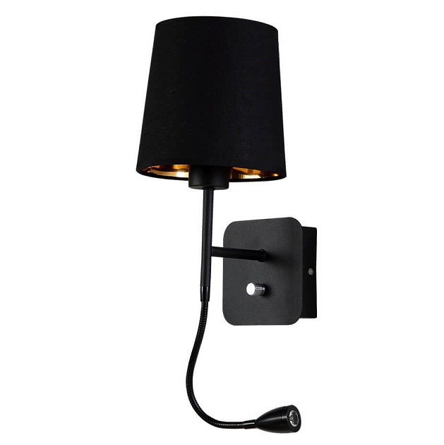 Бра Crystal Lux Pablo AP2 Black/Black-Gold Фото № 1