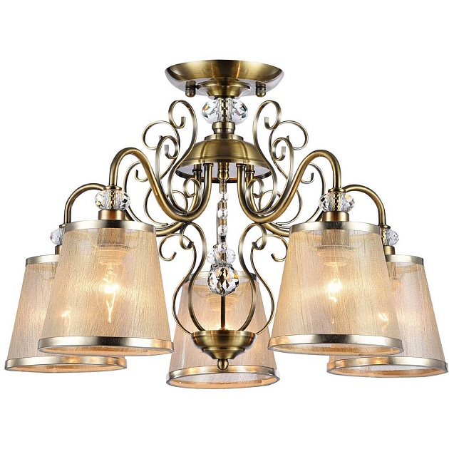 Подвесная люстра Freya Driana FR2405-PL-05-BZ Фото № 3