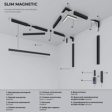 Трековый светодиодный светильник Elektrostandard Slim Magnetic Uno 85126/01 a065481 3