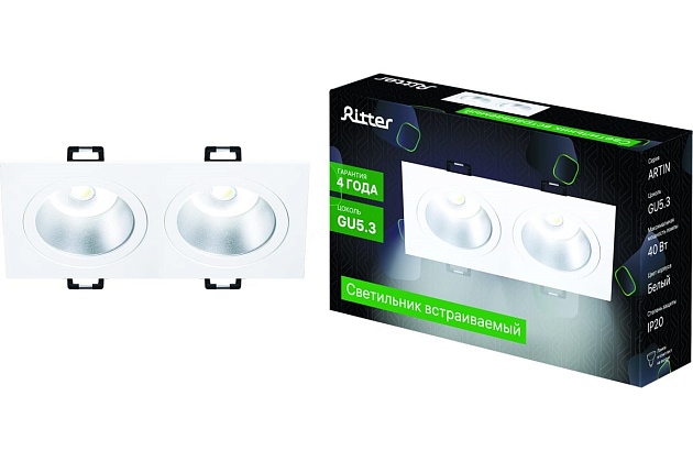 Встраиваемый светильник Ritter Artin 51425 1 изображение 2 Встраиваемый светильник Ritter Artin 51425 1 Фото № 2