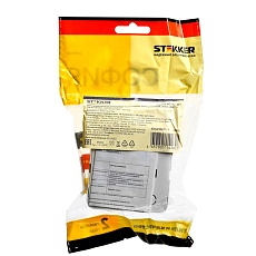 Переключатель одноклавишный Stekker белый MSW10-12-01 49386 2