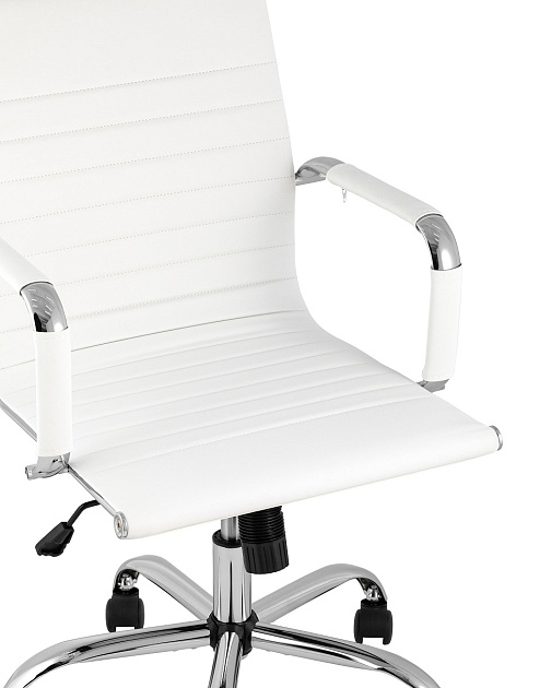 Офисное кресло TopChairs City S белое D-101 white изображение 2 Офисное кресло TopChairs City S белое D-101 white Фото № 2