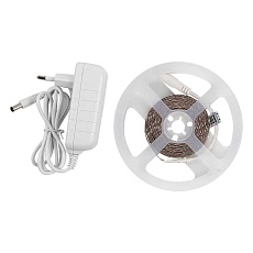 Лента светодиодная General GLS-2835-60-4.8-12-IP20-PRO-6-3-KIT готовый комплект 3м с адаптером