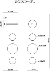 Бра MyFar Violla MR2020-3WL 1