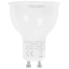 Лампа светодиодная диммируемая Yeelight GU10 4,8W 2700K прозрачная YLDP004 1