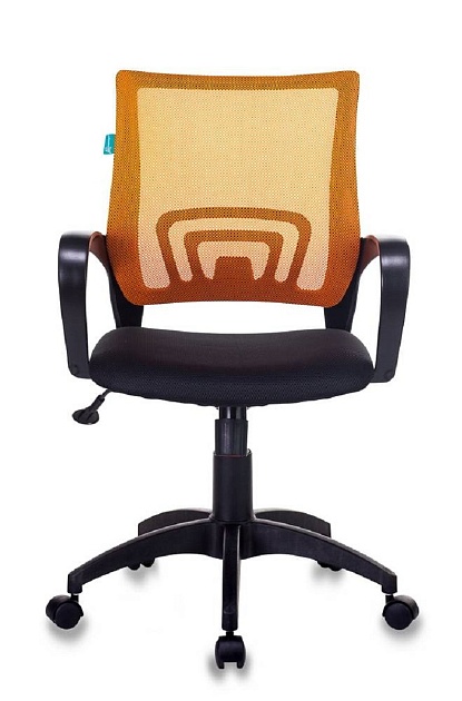 Офисное кресло Бюрократ CH-695N/OR/TW-11 спинка сетка оранжевый TW-38-3 сиденье черный TW-11 фото 4