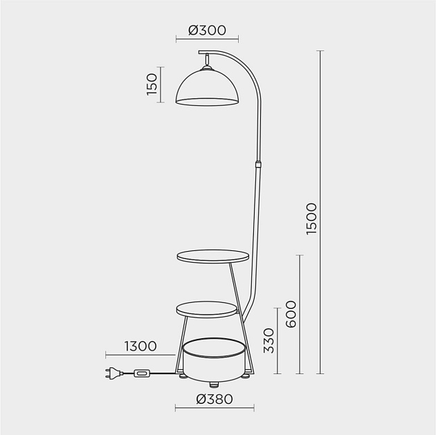 Торшер Modelux Modemodern MD.8808.01FL изображение 6 Торшер Modelux Modemodern MD.8808.01FL Фото № 6
