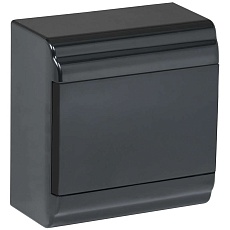 PRIME Корпус пластиковый ЩРН-П-6 модулей навесной черный IP41 IEK MKP13-N-01-06-41-K02