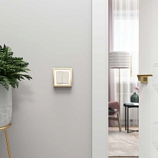 Рамка Werkel Baguette на 1 поста айвори/латунь W0012851 4690389185731 5