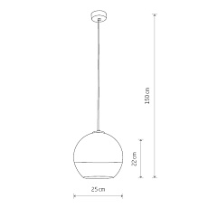 Подвесной светильник Nowodvorski Globe PLus M 7606 1