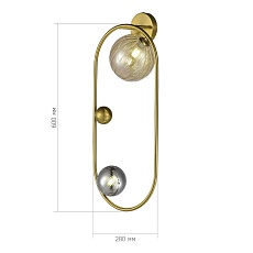 Настенный светодиодный светильник ST Luce SPHERE SL1515.301.02 2