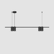 Подвесная люстра Denkirs Orbit DK4061-BK 1