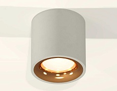 Комплект накладного светильника Ambrella light Techno Spot XS7533024 SGR/PYG серый песок/золото желтое полированное (C7533, N7014) 2
