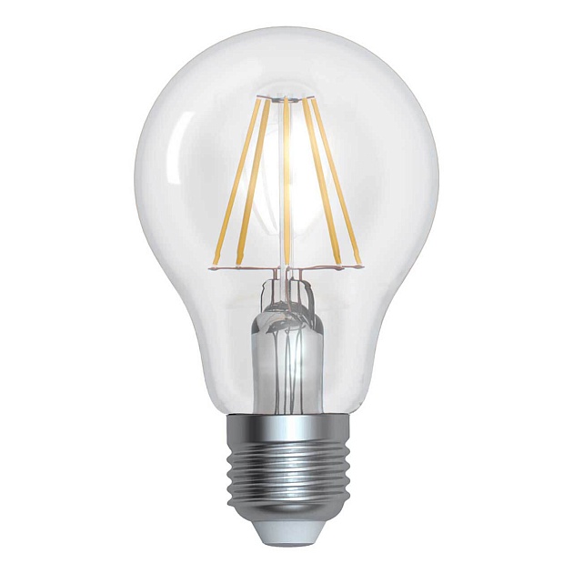 Лампа светодиодная филаментная Uniel E27 15W 3000K прозрачная LED-A70-15W/3000K/E27/CL PLS02WH UL-00004868 фото 