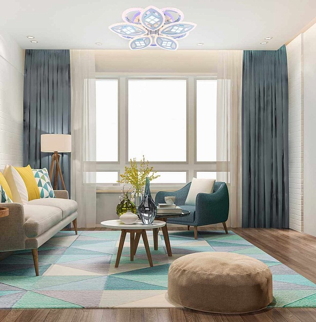 Потолочная светодиодная люстра Escada Algol 10207/10LED BL изображение 2 Потолочная светодиодная люстра Escada Algol 10207/10LED BL Фото № 2