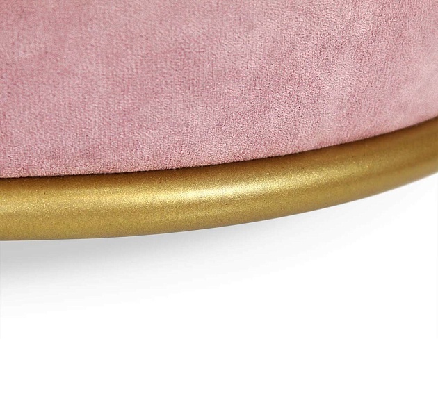 Пуф Sheffilton SHT-B6 пыльная роза/золото 3246784201 изображение 4 Пуф Sheffilton SHT-B6 пыльная роза/золото 3246784201 Фото № 4